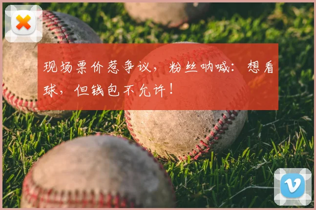 现场票价惹争议,粉丝呐喊:想看球,但钱包不允许!